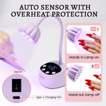 AILLSA Flash Cure UV LED Nail Lamp 