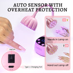 AILLSA Flash Cure UV LED Nail Lamp 