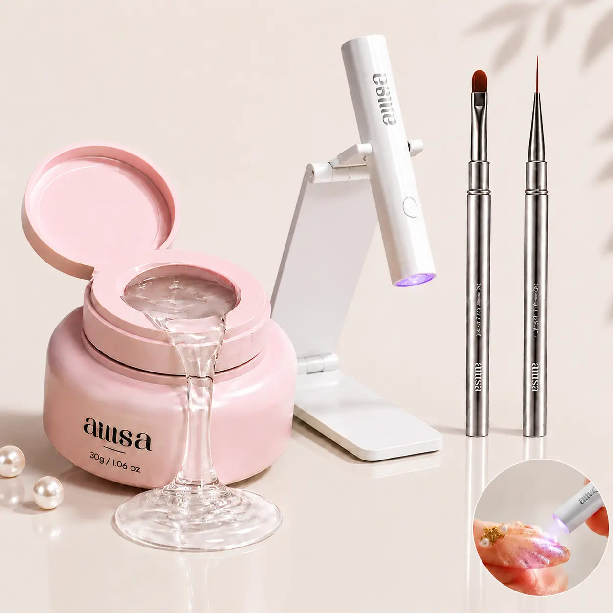 AILLSA 4-in-1 Multi-Use 3D Nail Art Gel 