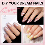 Nail Tips Set With Mini UV Cure Lamp & 30g Strong Solid Nail Glue 