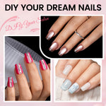 Nail Tips Set With Mini UV Cure Lamp & 30g Strong Solid Nail Glue 