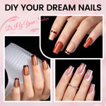 Nail Tips Set With Mini UV Cure Lamp & 30g Strong Solid Nail Glue 