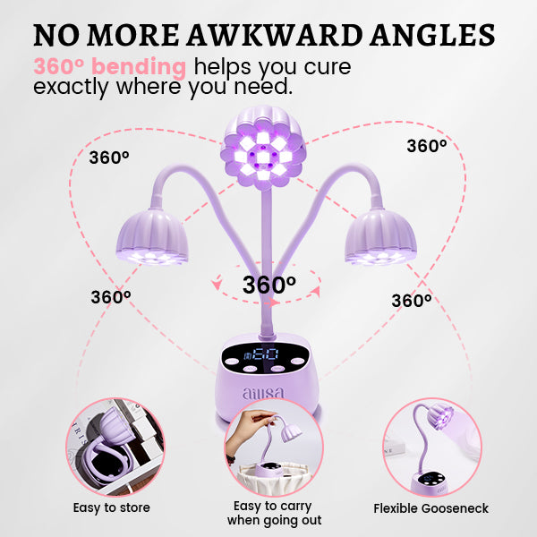 AILLSA Flash Cure UV LED Nail Lamp 