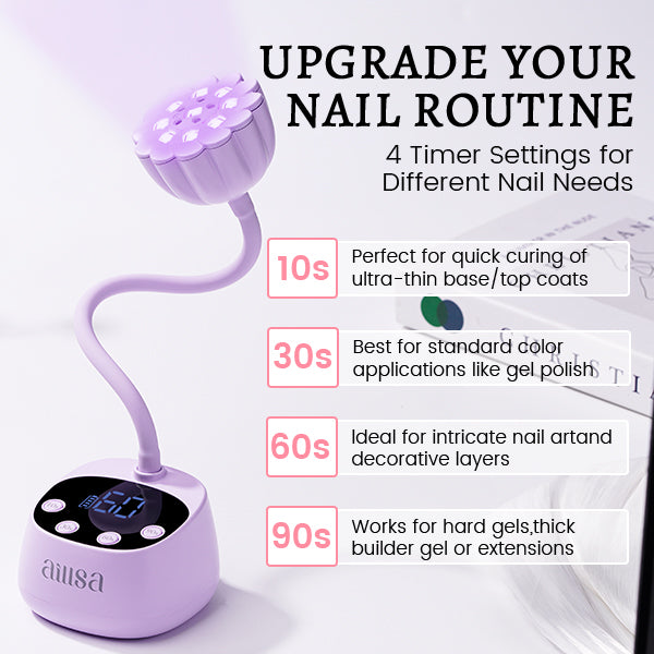 AILLSA Flash Cure UV LED Nail Lamp 