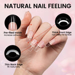 Nail Tips Set With Mini UV Cure Lamp & 30g Strong Solid Nail Glue 
