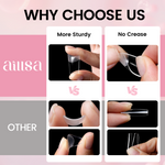 Nail Tips Set With Mini UV Cure Lamp & 30g Strong Solid Nail Glue 