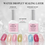 AILLSA 3D Water Drop Gel Top Coat Set