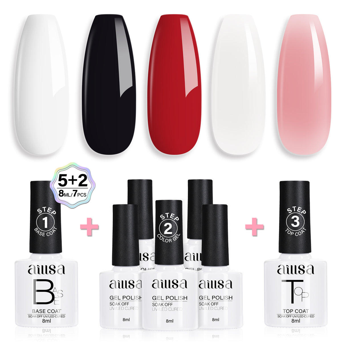 AILLSA 7PCS Gel Nail Polish Set 
