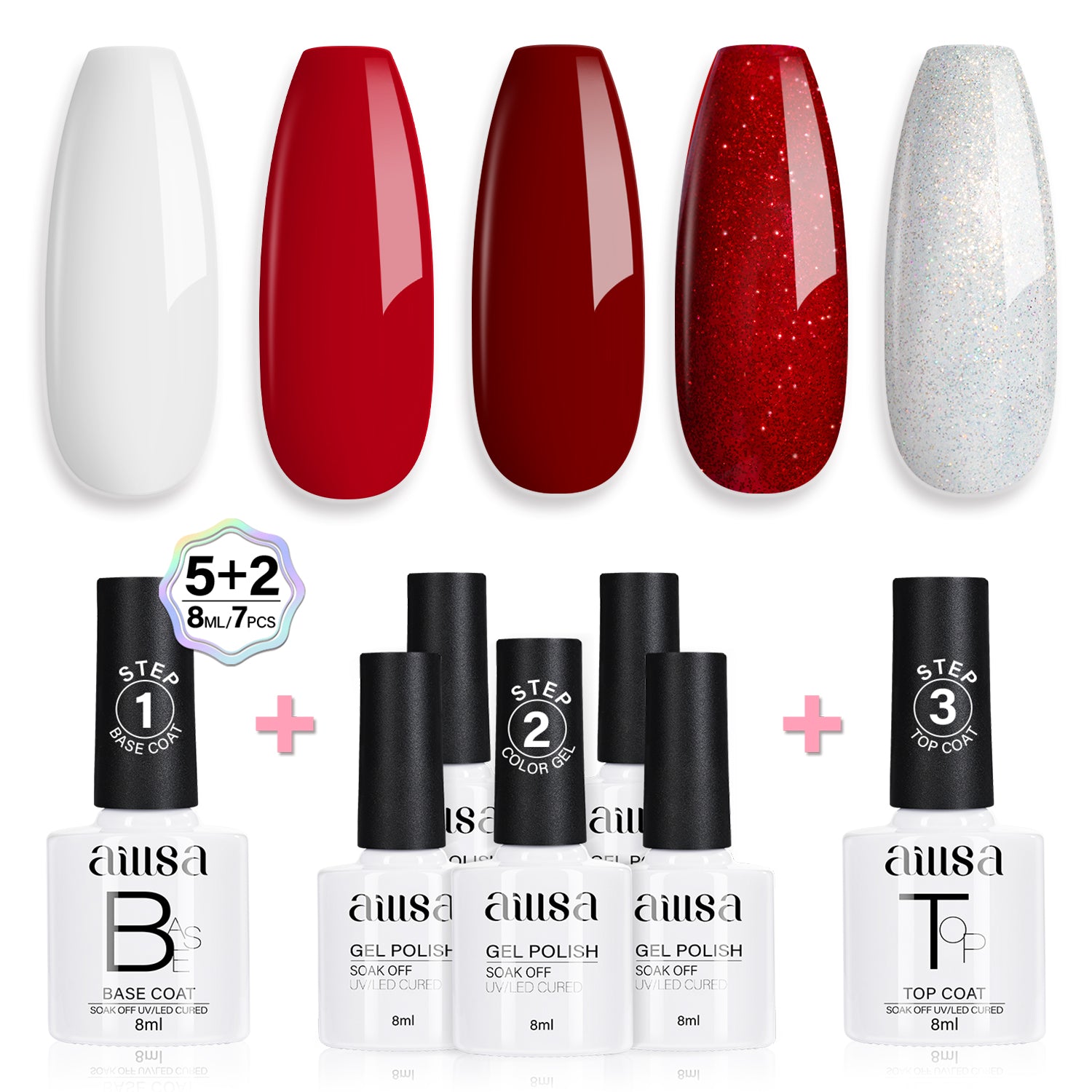 AILLSA 7PCS Gel Nail Polish Set 