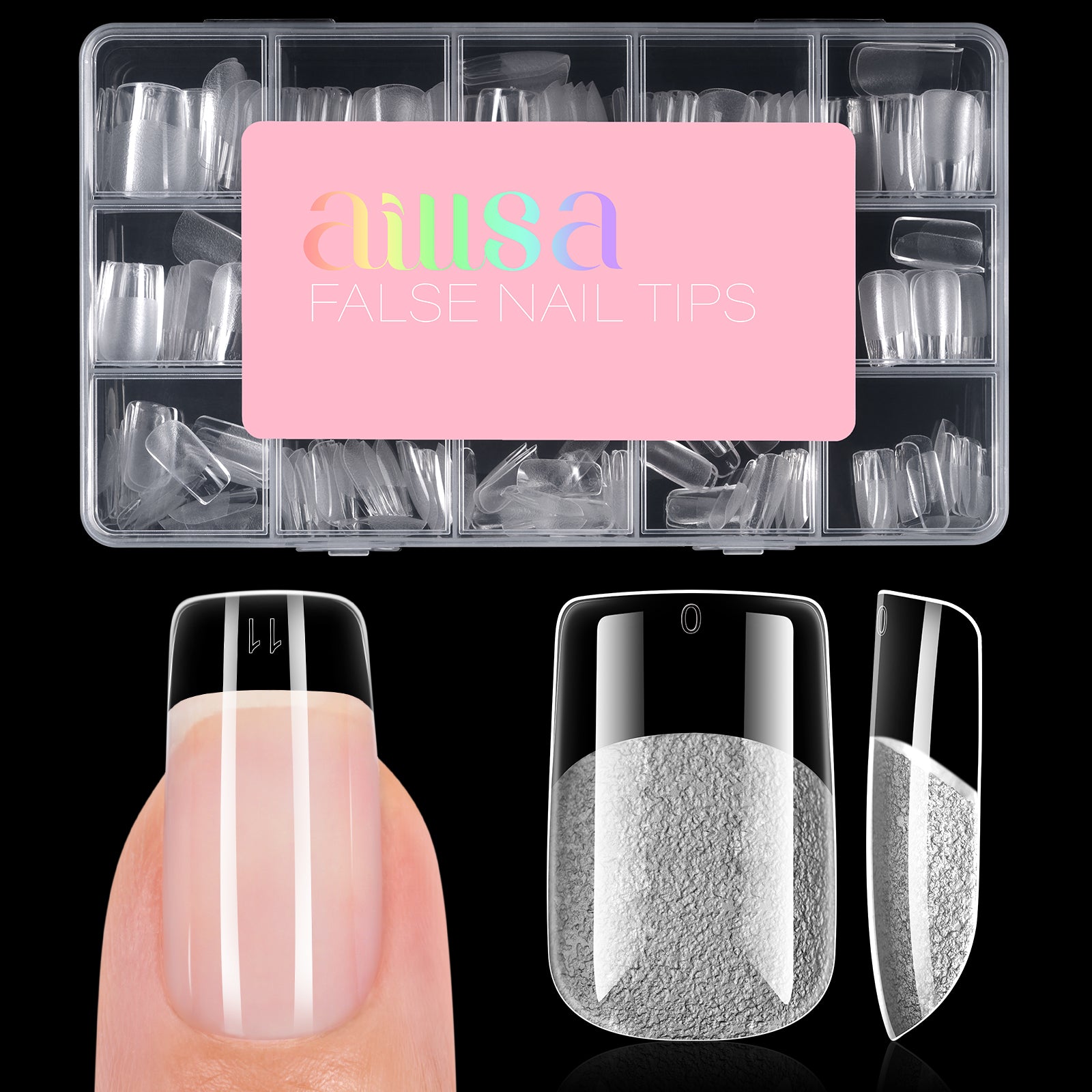 15 Sizes 120pcs Acrylic Nails Tip 