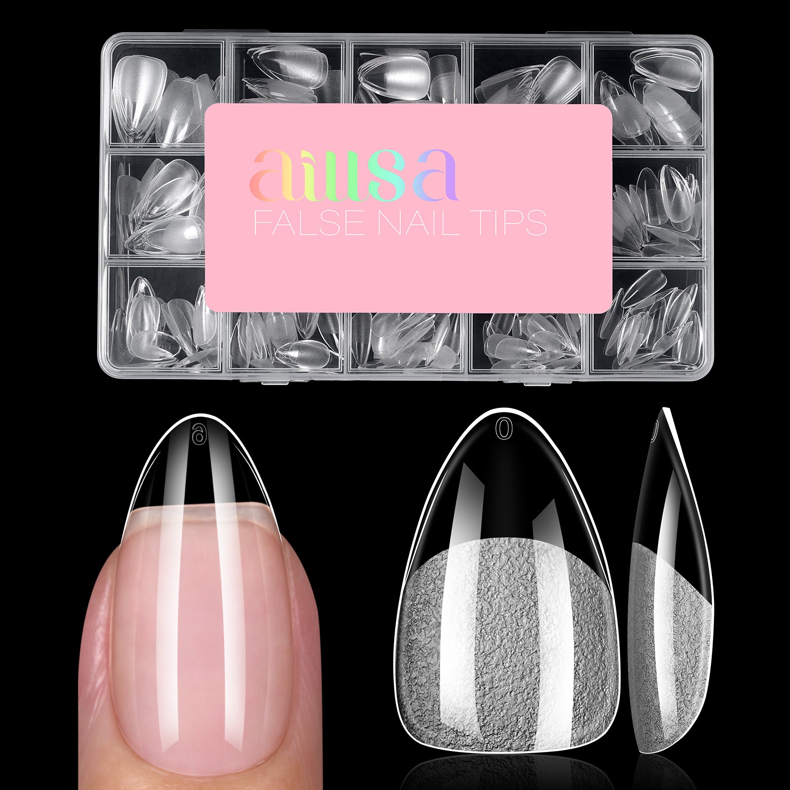 15 Sizes 120pcs Acrylic Nails Tip 
