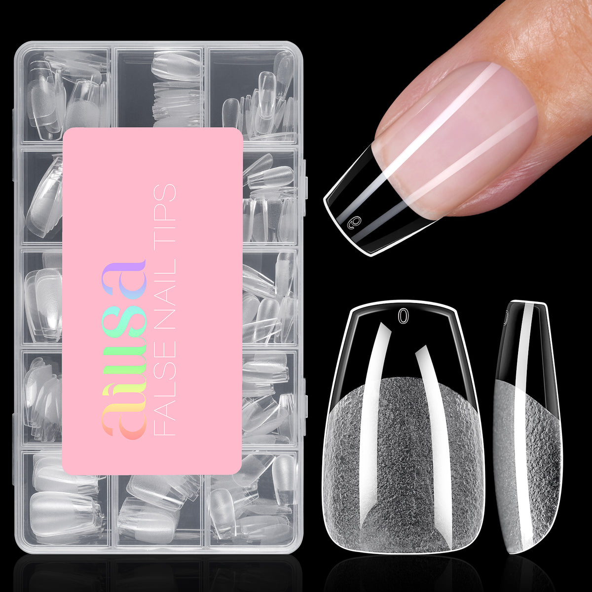 15 Sizes 120pcs Acrylic Nails Tip 