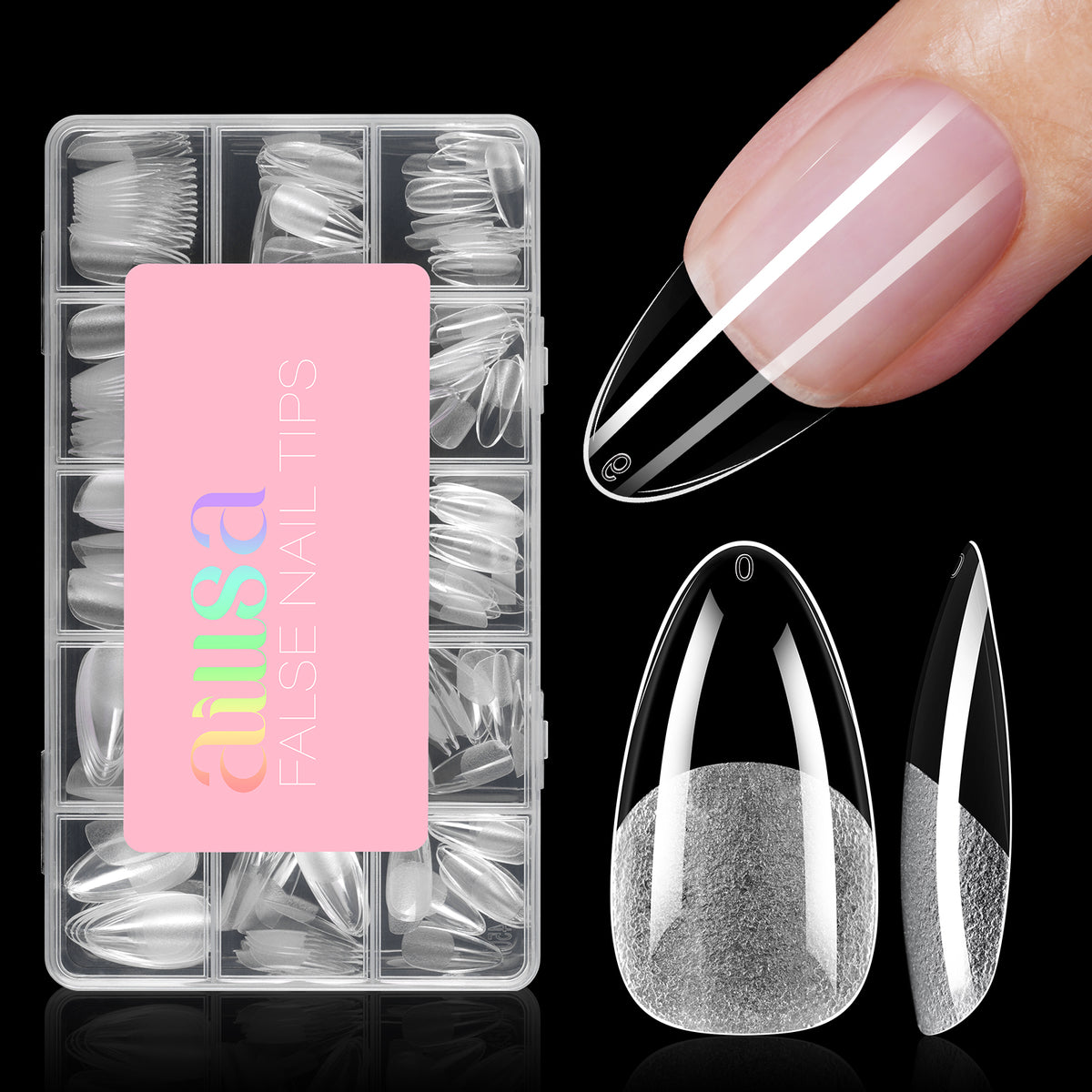 15 Sizes 120pcs Acrylic Nails Tip 