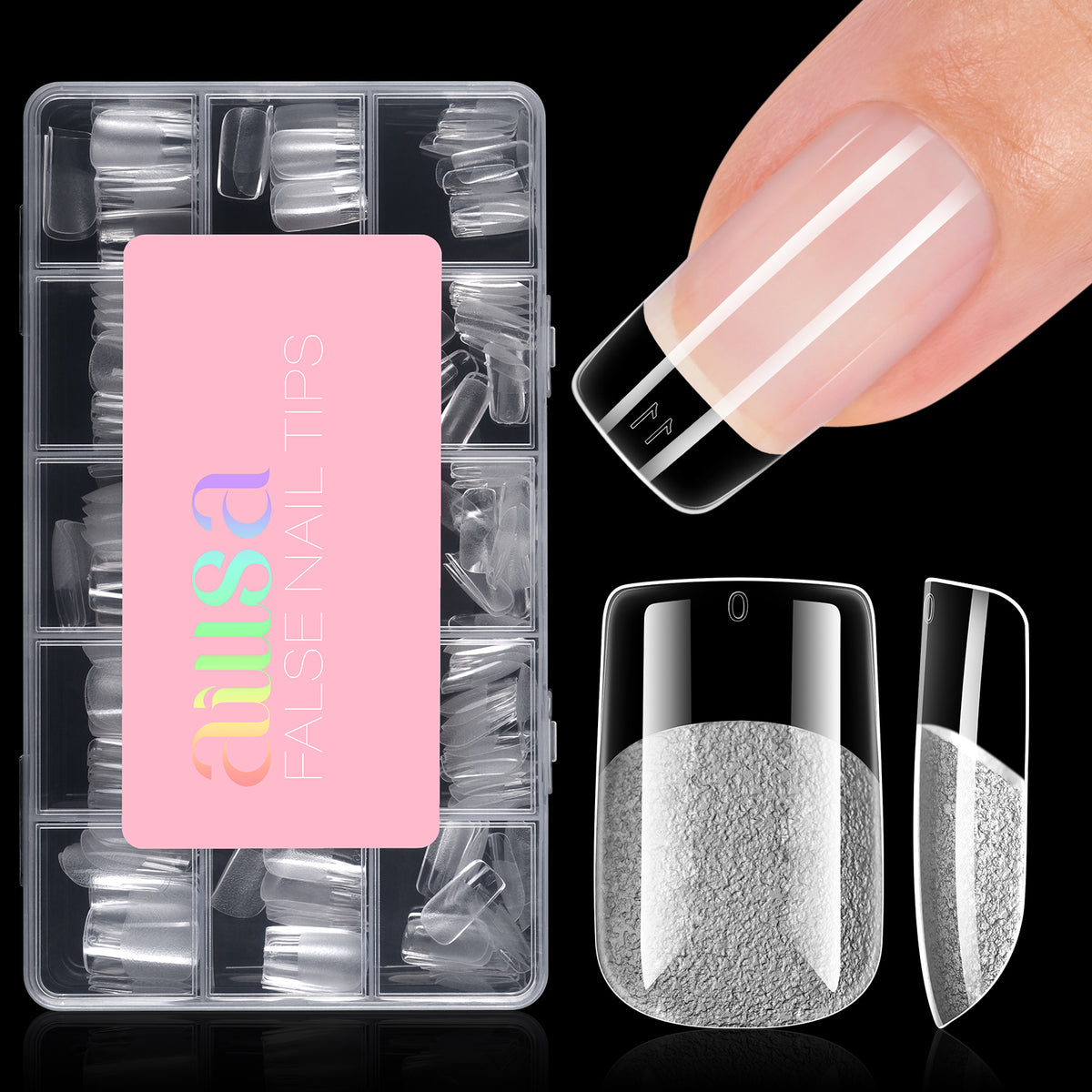 15 Sizes 120pcs Acrylic Nails Tip 