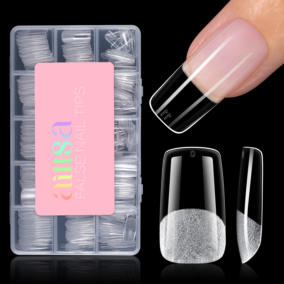 15 Sizes 120pcs Acrylic Nails Tip 