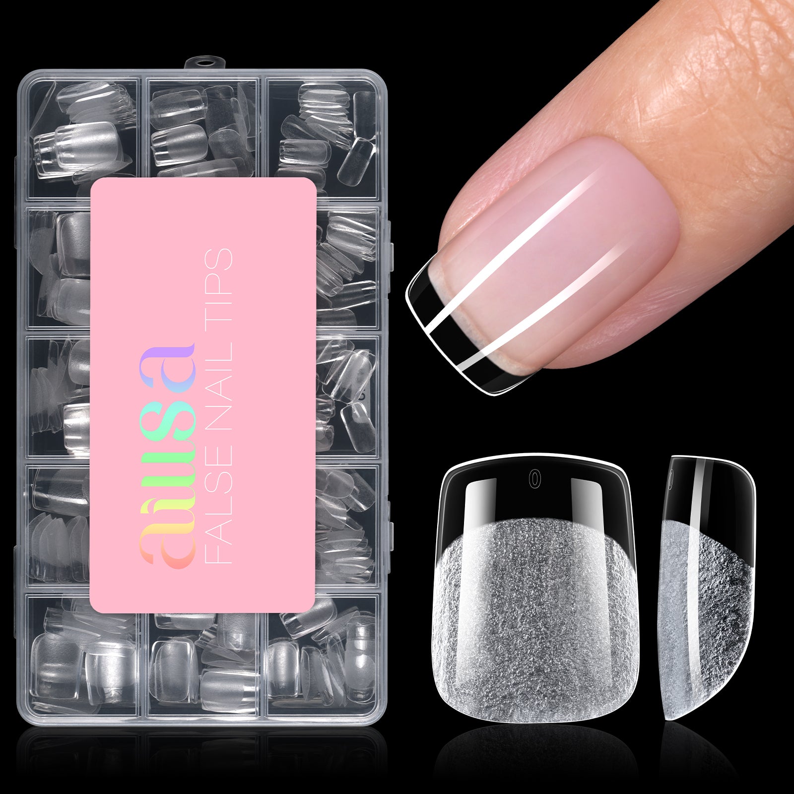 15 Sizes 120pcs Acrylic Nails Tip 