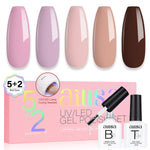 AILLSA 7PCS Gel Nail Polish Set 