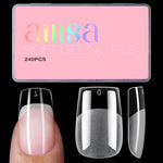 Full Cover Clear Nail Tips 