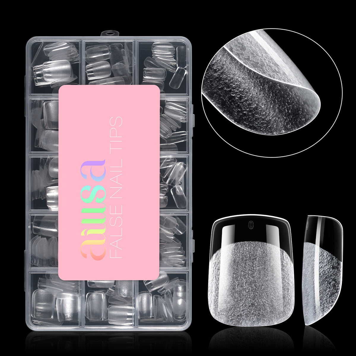 15 Sizes 120pcs Acrylic Nails Tip 