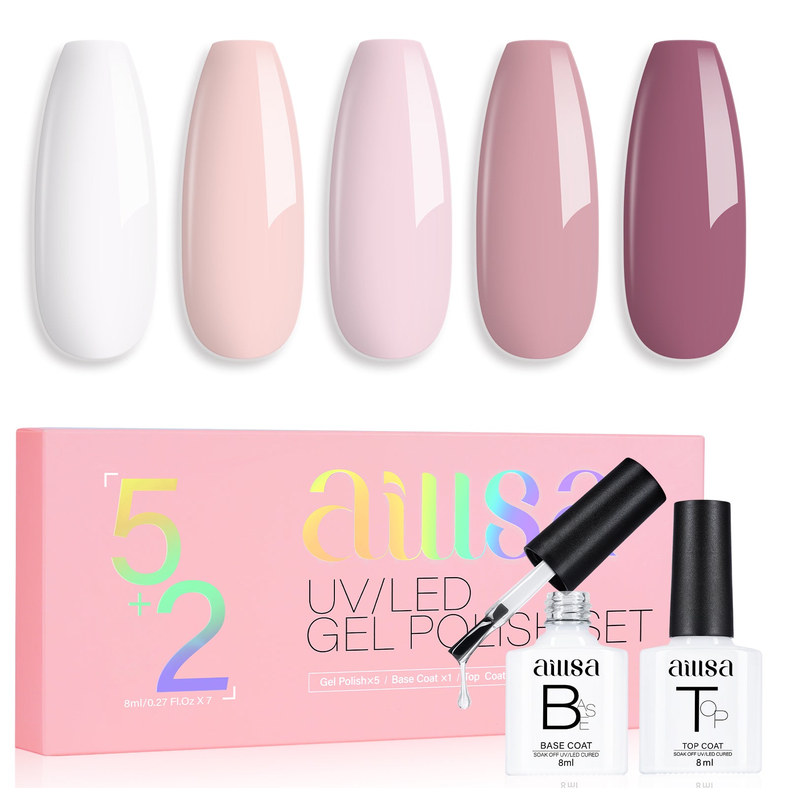 AILLSA 7PCS Gel Nail Polish Set 
