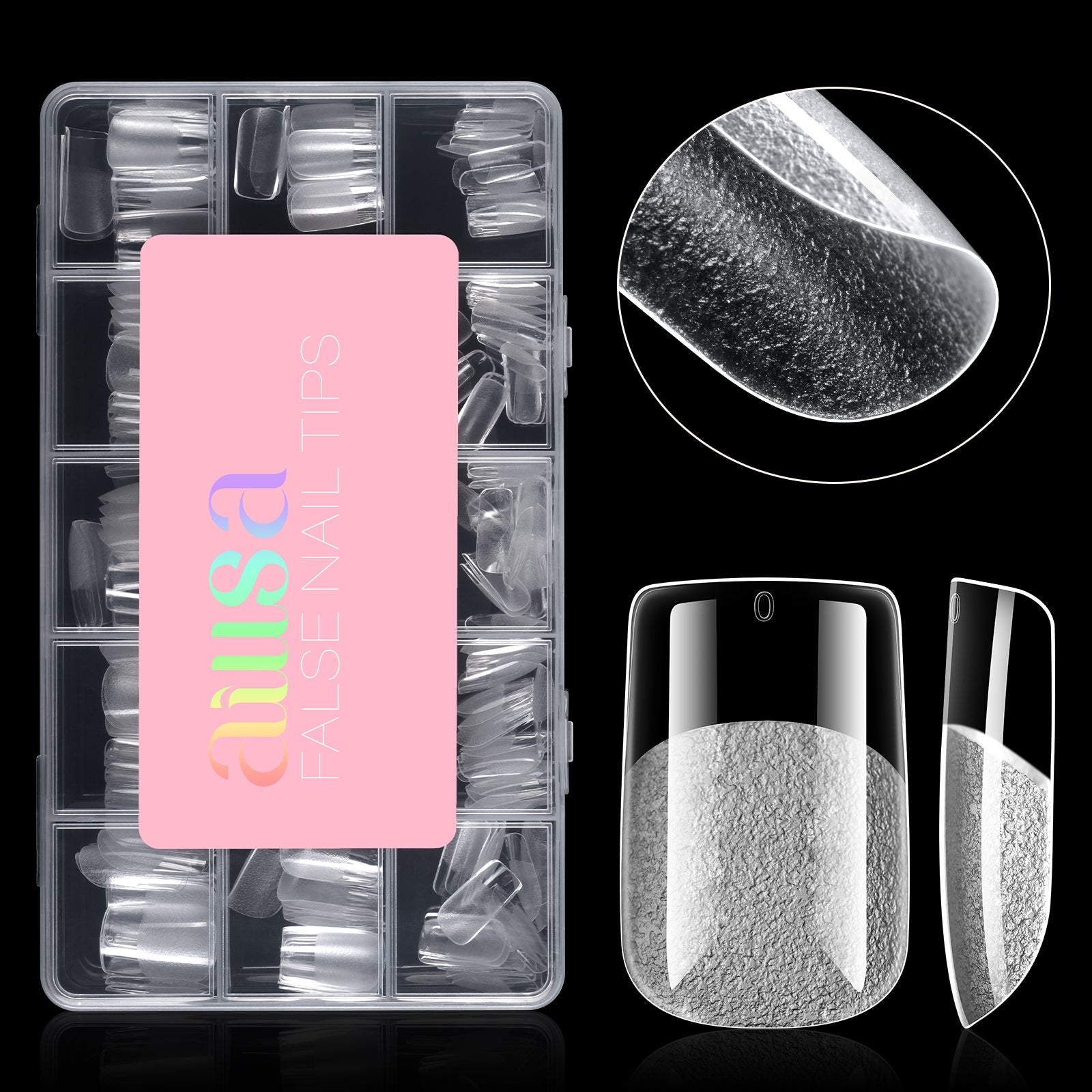 15 Sizes 120pcs Acrylic Nails Tip 