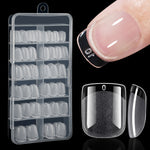 Full Cover Clear Nail Tips 