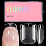 Full Cover Clear Nail Tips 