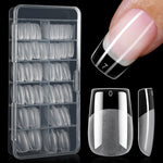 Full Cover Clear Nail Tips 