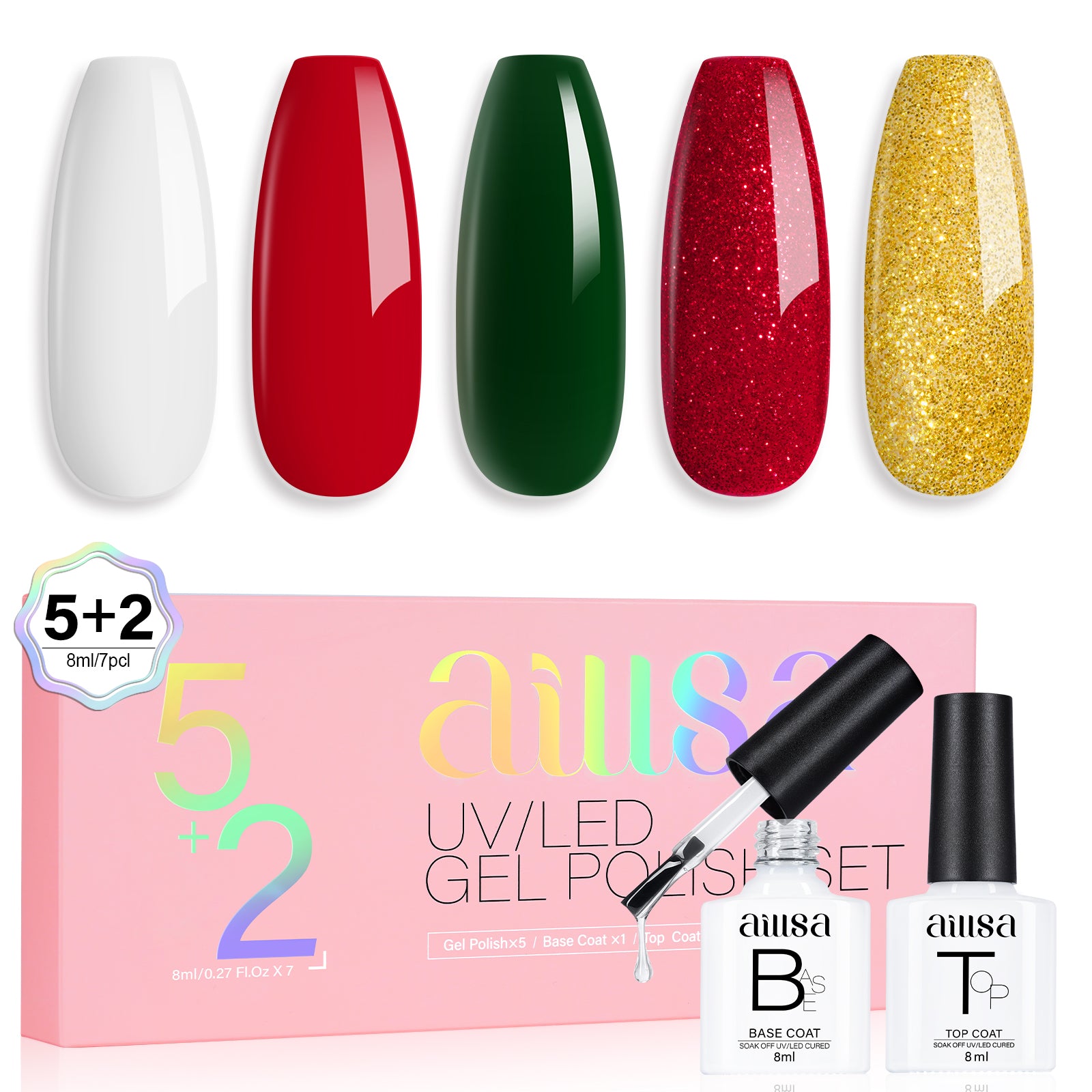 AILLSA 7PCS Gel Nail Polish Set 