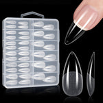 Full Cover Clear Nail Tips 