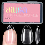Full Cover Clear Nail Tips 