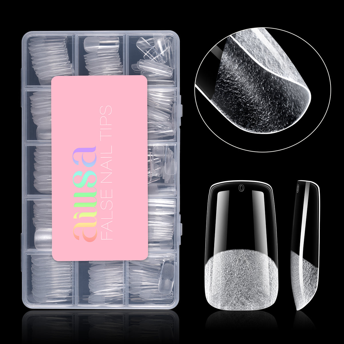 15 Sizes 120pcs Acrylic Nails Tip 