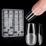 Full Cover Clear Nail Tips 