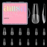 Full Cover Clear Nail Tips 