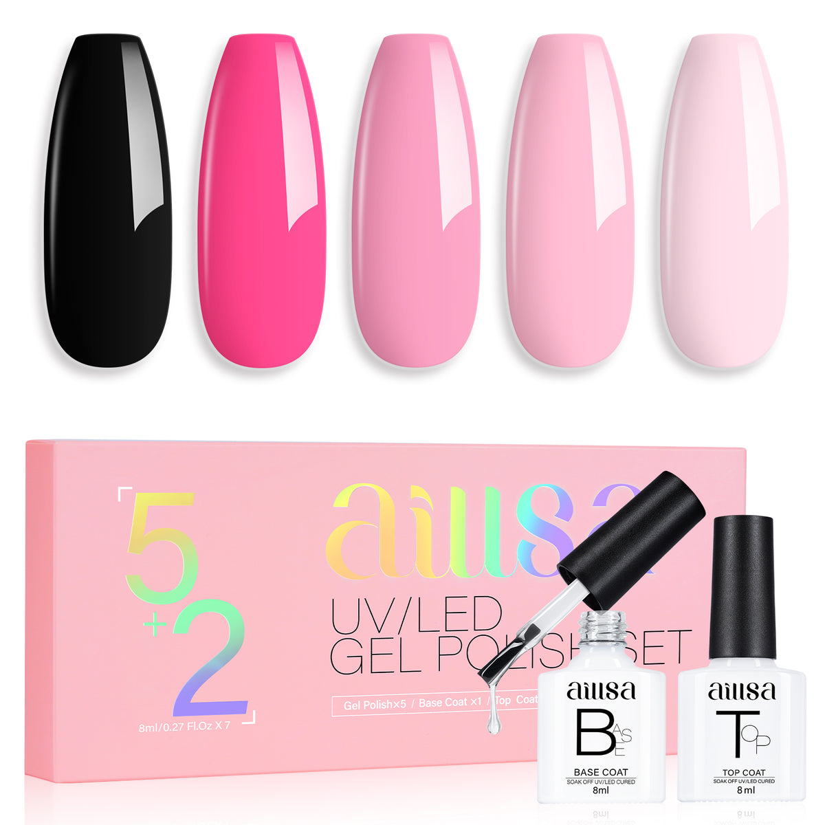 AILLSA 7PCS Gel Nail Polish Set 