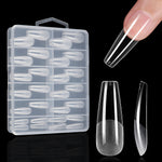 Full Cover Clear Nail Tips 