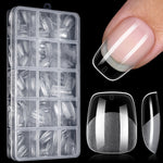 Full Cover Clear Nail Tips 