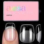Full Cover Clear Nail Tips 