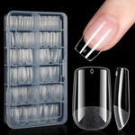 Full Cover Clear Nail Tips 