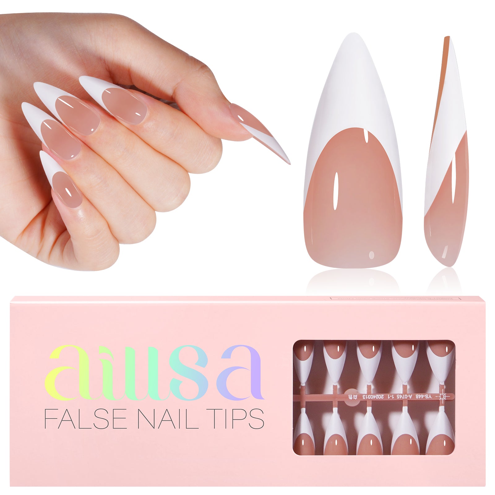 French Tip Press on Nails 