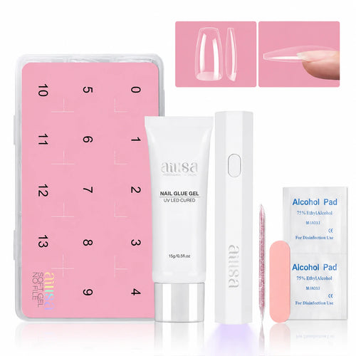 DIY Nail Art Starter Kit #Sculpted-Fit-M-Coffin-224pcs