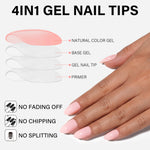 12 Mixed Colors Press-On Nails 