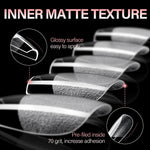Half Matte False Nail Tips 
