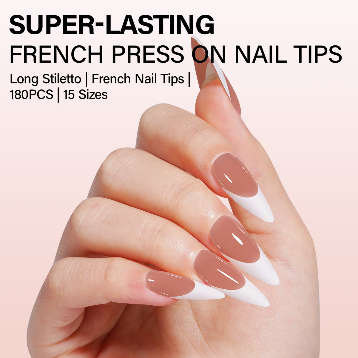 French Tip Press on Nails 