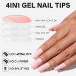 12 Mixed Colors Press-On Nails 