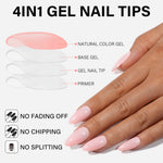 12 Mixed Colors Press-On Nails 