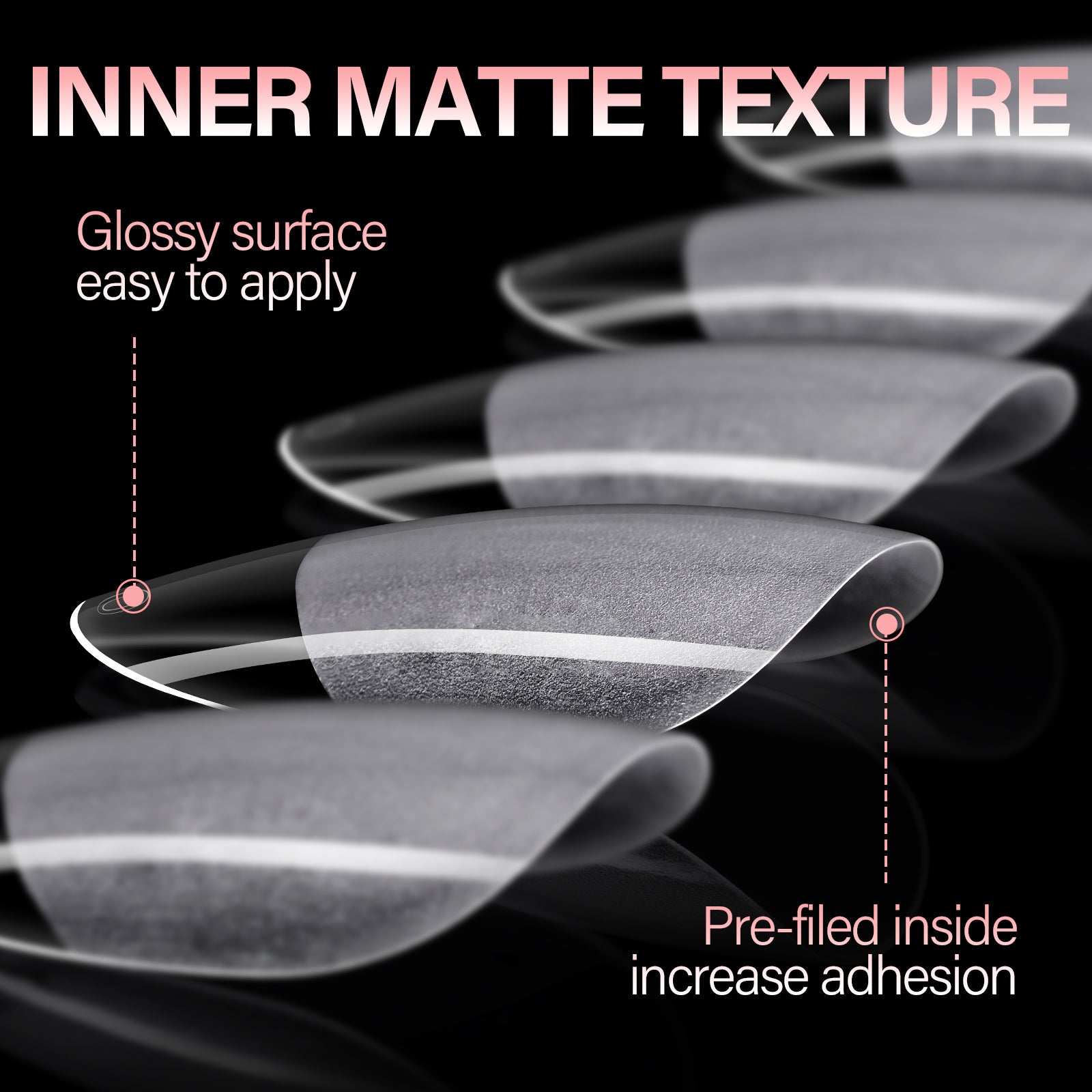Full Cover Clear Nail Tips 