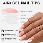 French Gel Nail Tips 5 Colors 