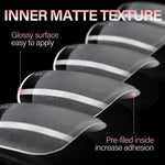 Full Cover Clear Nail Tips 