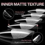 Half Matte False Nail Tips 